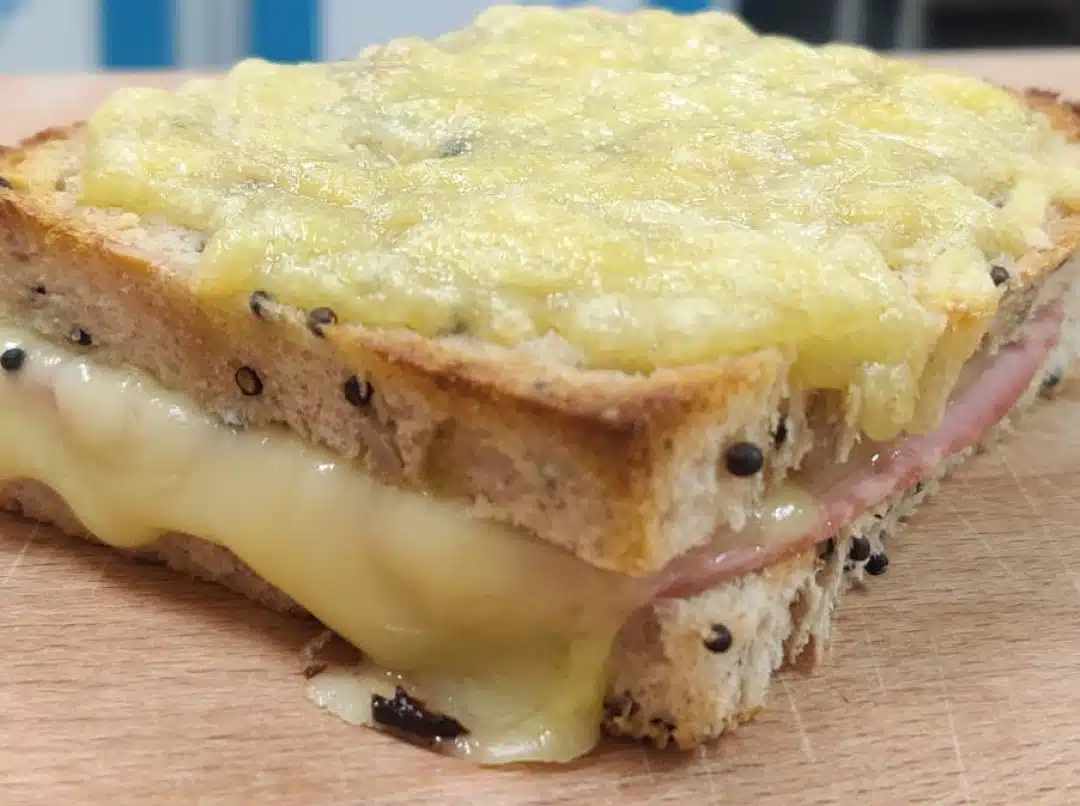 Croque monsieur jambon vacherin