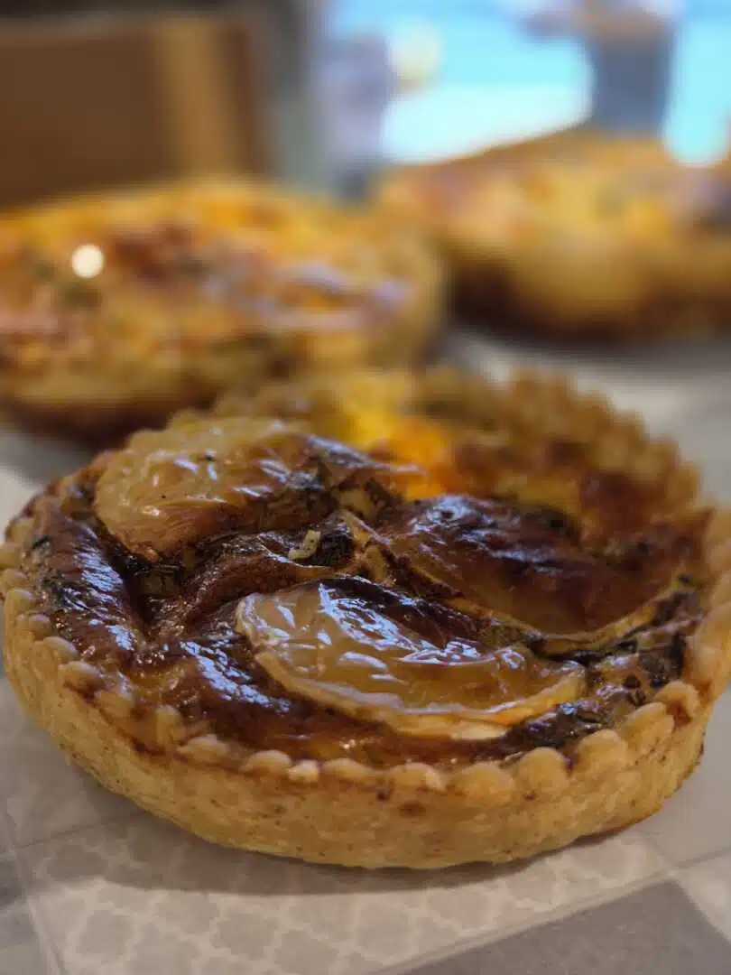 Tarte chèvre et miel